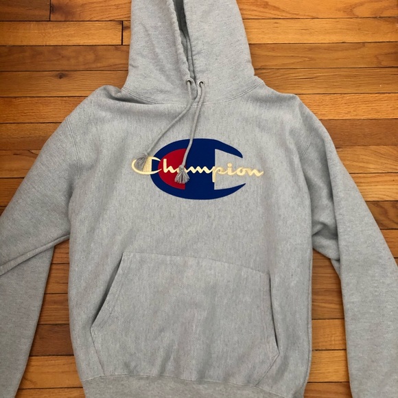 embroidered champion hoodie